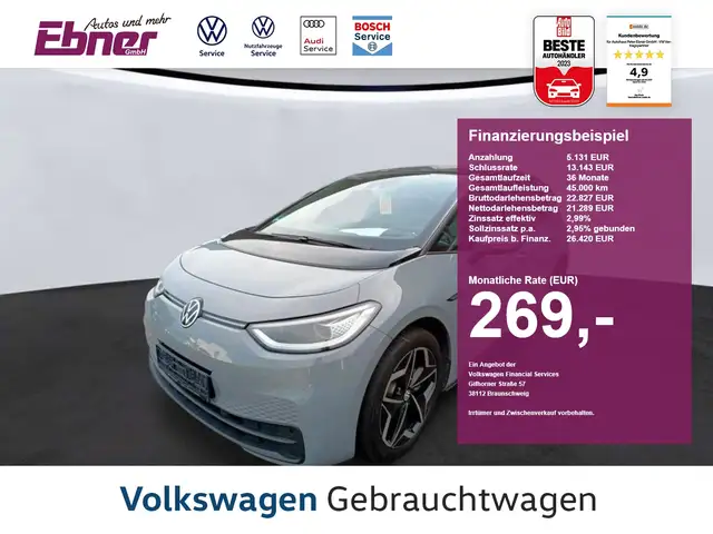 Volkswagen ID.3 TECH 62KWh NP:50tEUR! WPUMPE+HEAD UP+PANO+MATRIX+K