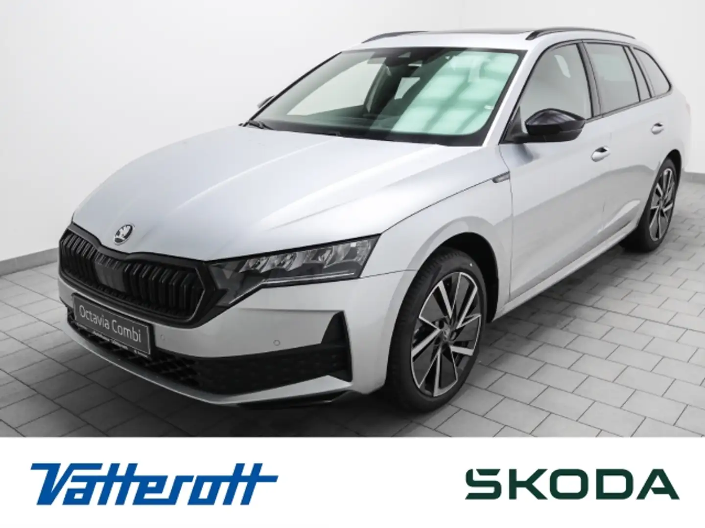 Skoda Octavia Combi Sportline 1.5 TSI mHEV Navi Pano ACC Silber - 1