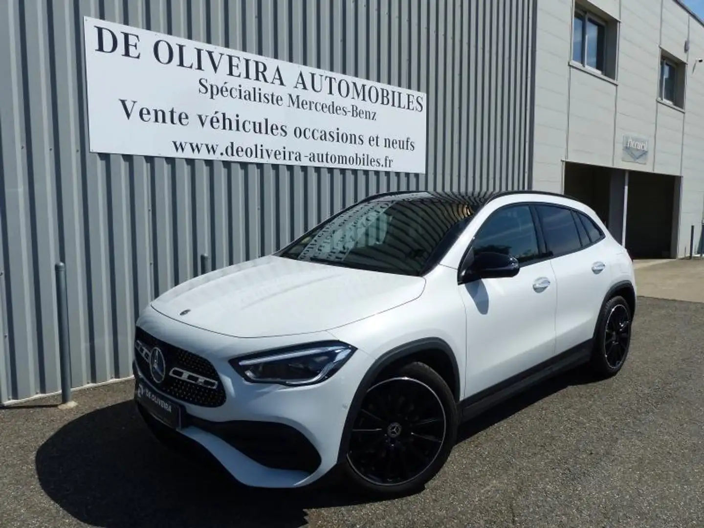 Mercedes-Benz GLA 200 200 d 150ch AMG Line 8G-DCT (TVA) Blanc - 1
