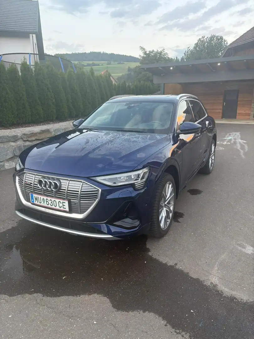 Audi e-tron e-tron 50 quattro 71kWh  S-line S-line Blau - 1