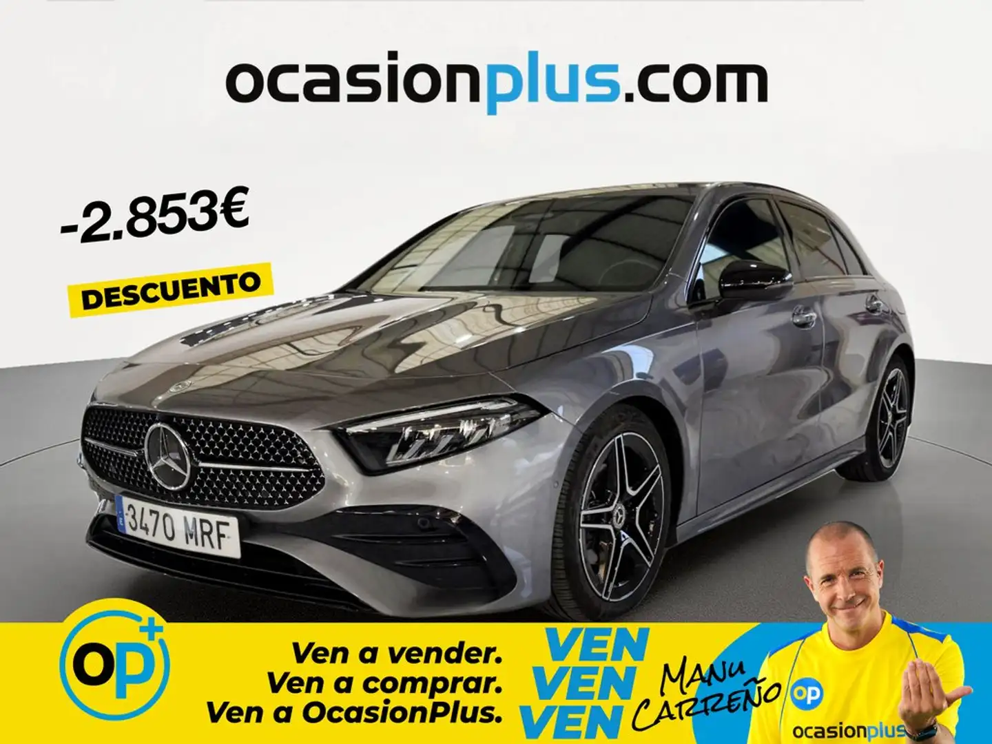 Mercedes-Benz A 200 200d Progressive Line Advanced 8G-DCT Gris - 1
