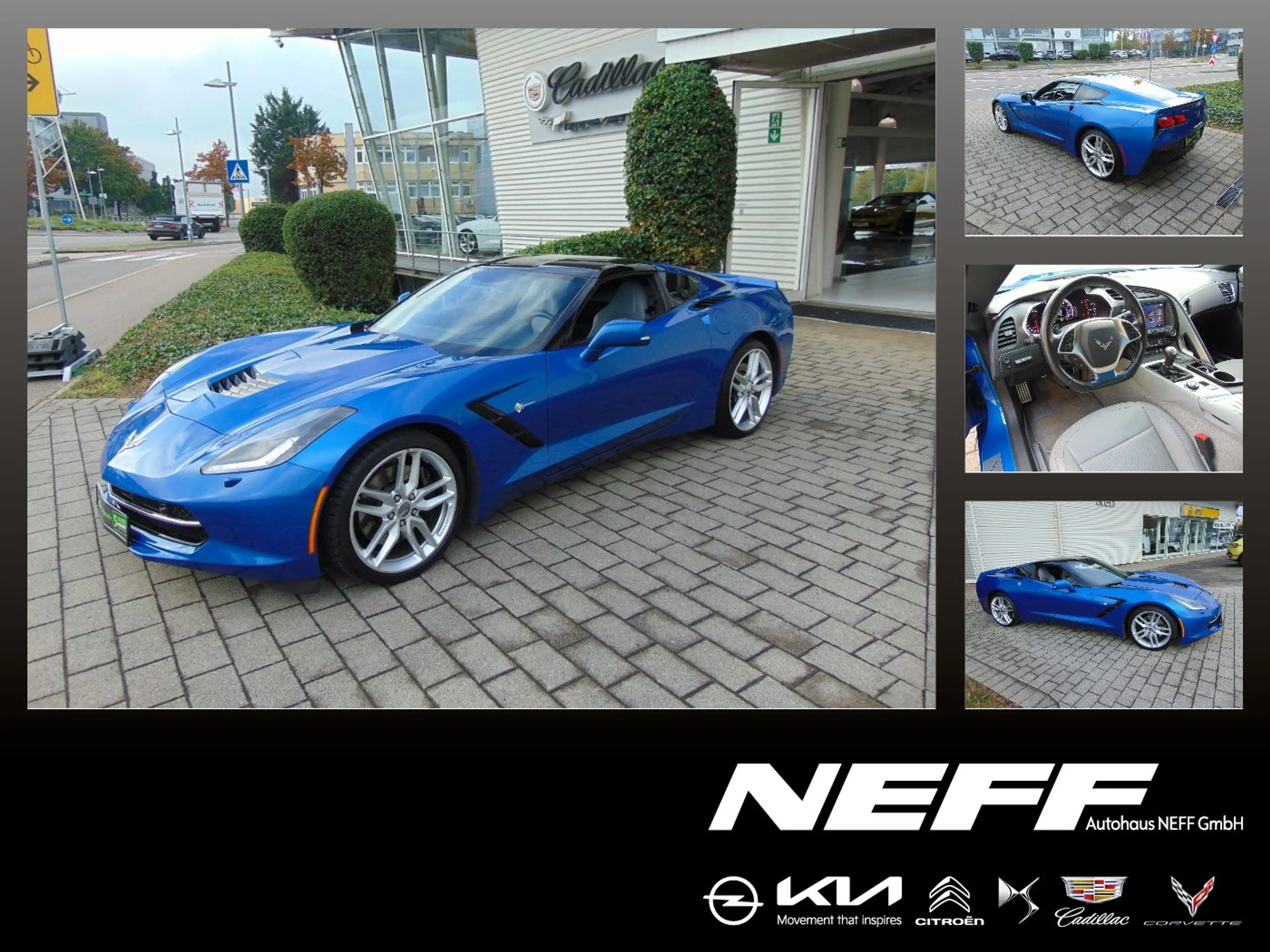 Corvette C7 Coupe 6.2 V8 Stingray Dach transparent