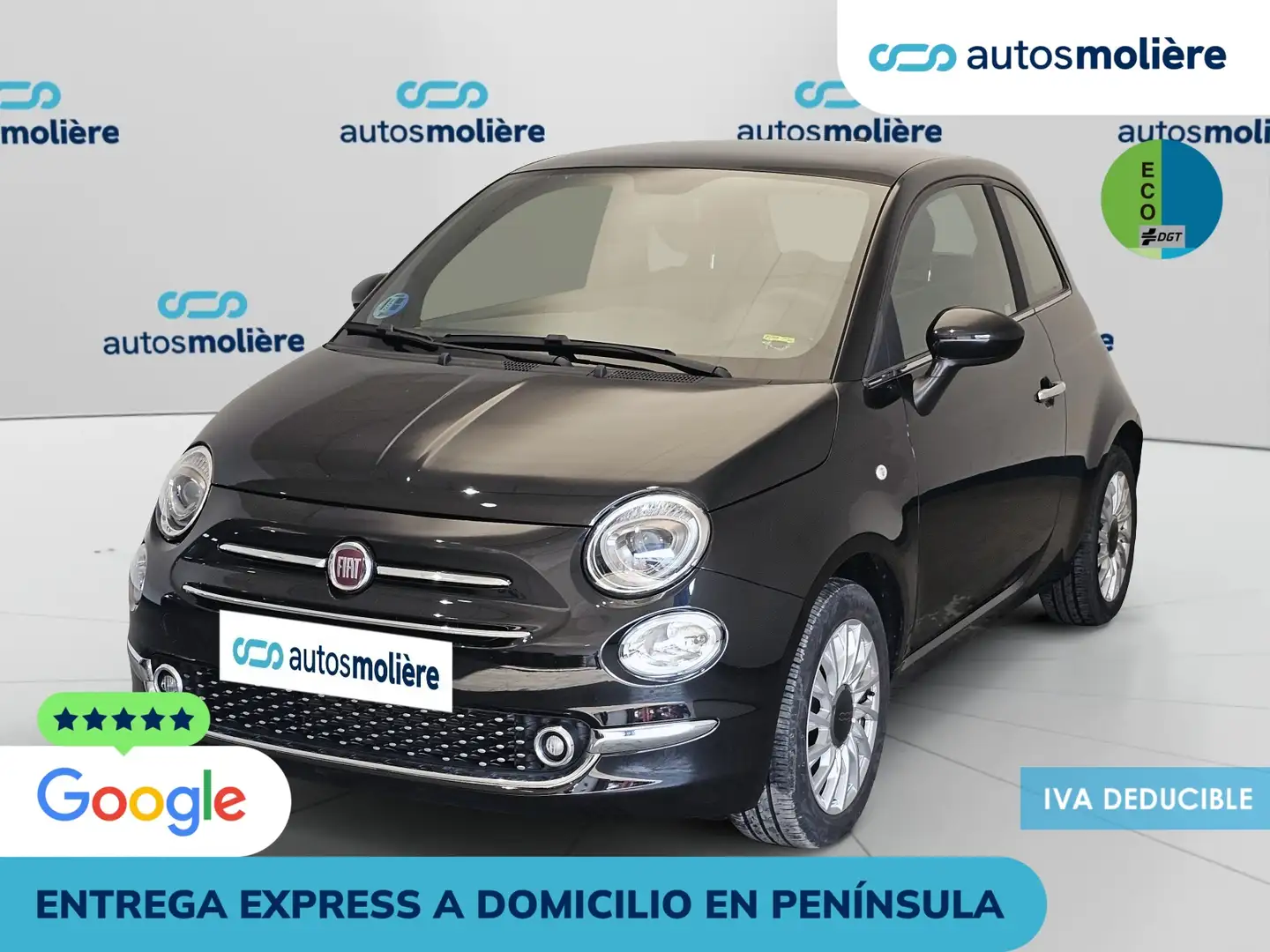 Fiat 500 1.0 Hybrid Dolcevita 52kW Negro - 1