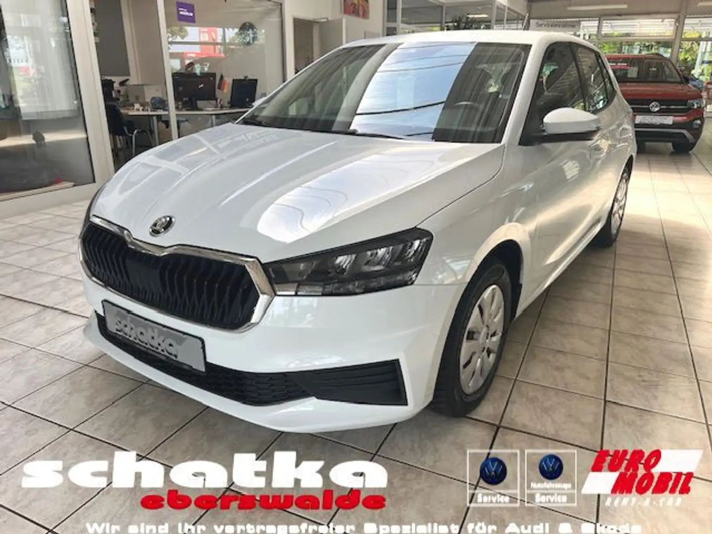 Skoda Fabia Ambition SmartLink,SHZ,Klima;PDC,Tempomat Weiß - 1