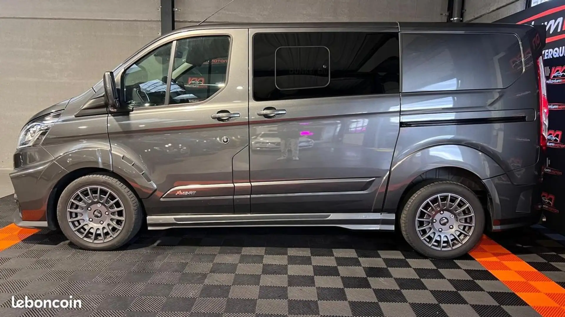 Ford Transit Custom transit ms-rt 5 places 2.0 tdci 170 cv bva cabine  Gris - 2