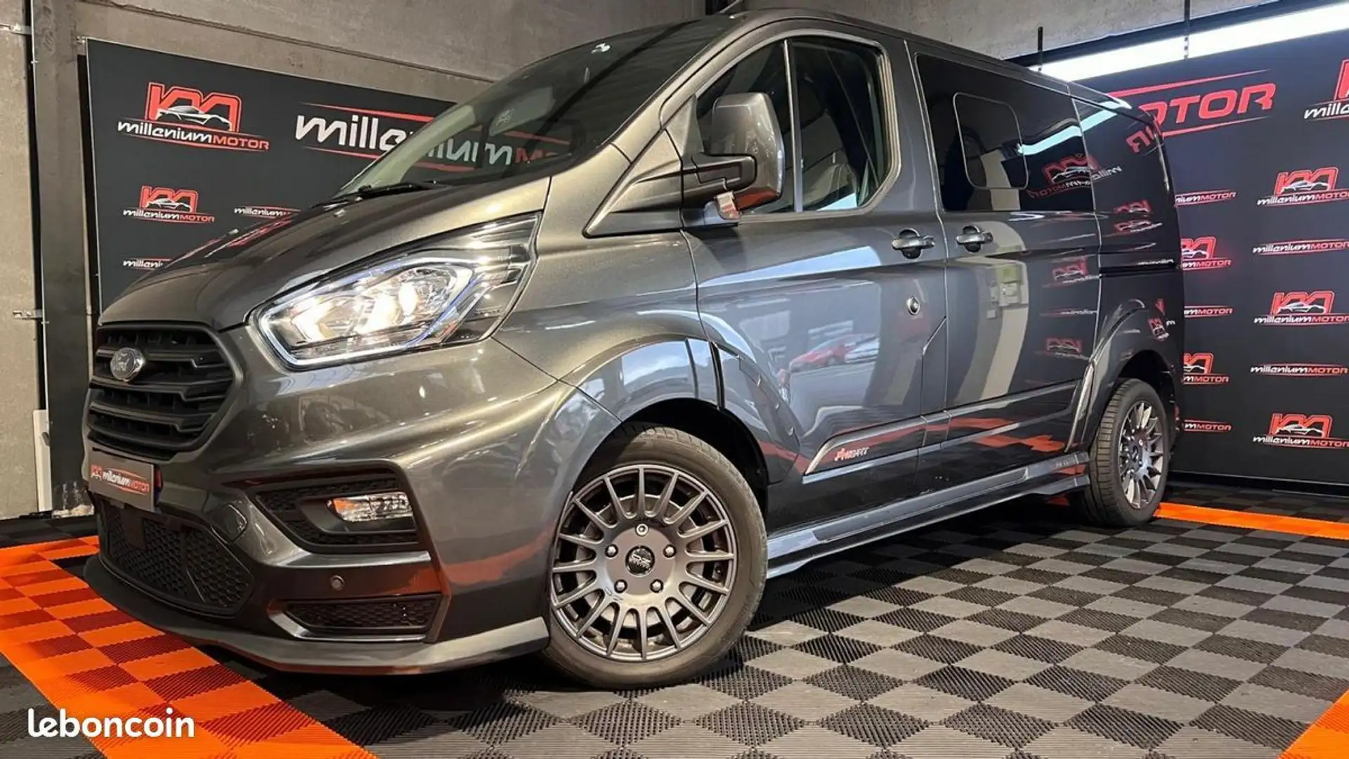 Ford Transit Custom transit ms-rt 5 places 2.0 tdci 170 cv bva cabine  Gris - 1
