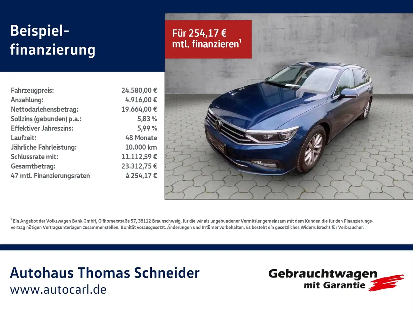 Volkswagen Passat Variant Business 2.0 TDI DSG STH/IQ-Light KLIMA LED NAVI Azul - 1