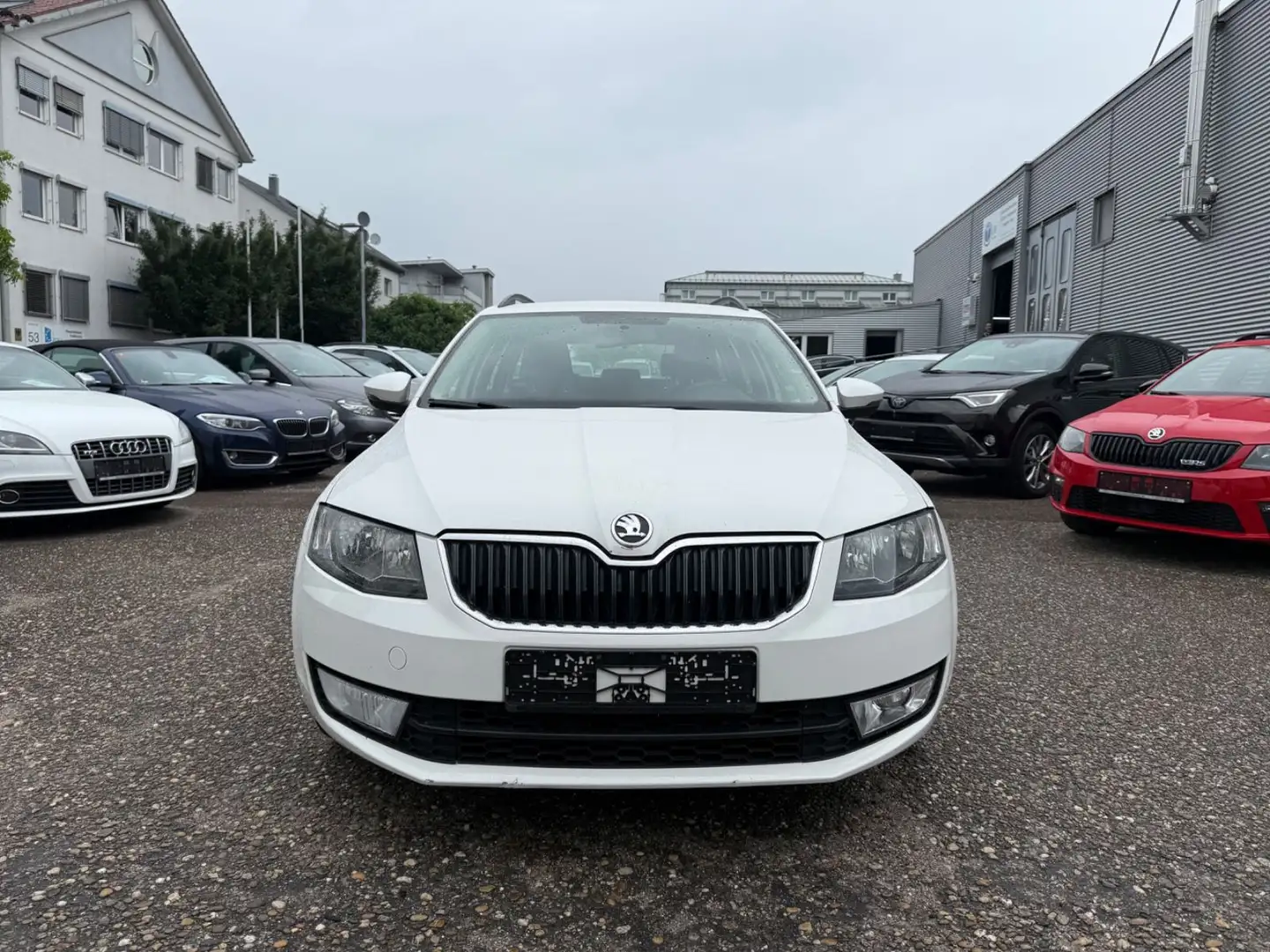 Skoda Octavia 2.0TDI Combi Ambition-1.Hand-Tempomat Blanc - 2