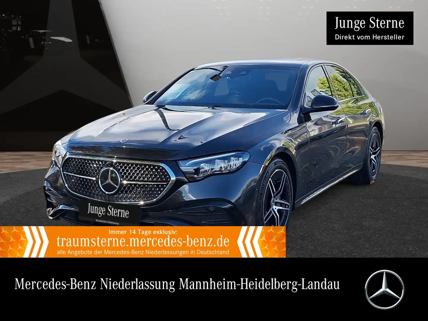 Mercedes-Benz E 200 AMG Fahrass Stdhzg Distr+ LED Night Kamera Grau - 1