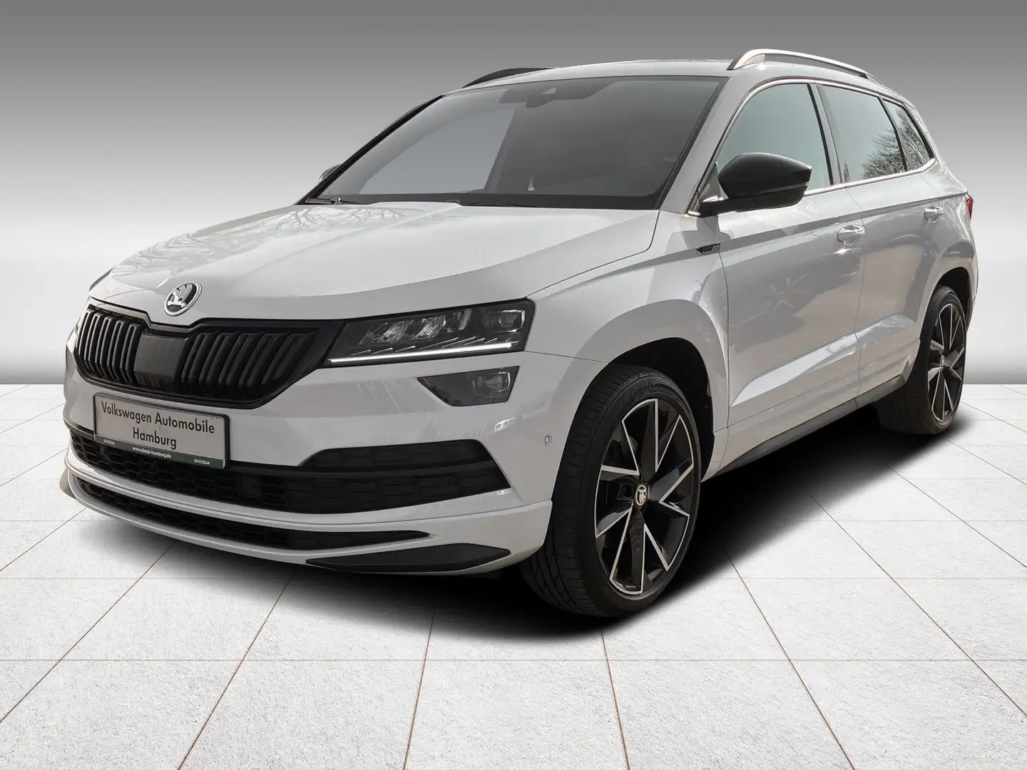 Skoda Karoq 2.0 TDI DSG Sportline 4x4 ACC/KAMERA/NAVI Wit - 2
