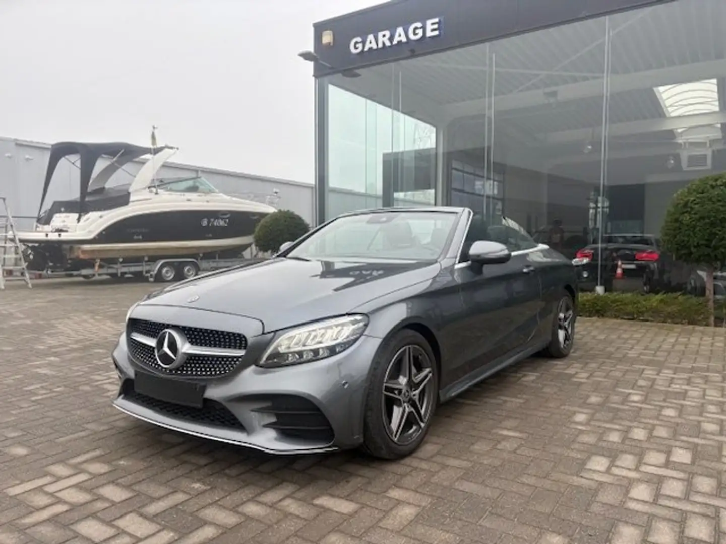 Mercedes-Benz C 220 C 220 d Cabrio 9G-TRONIC AMG Line Gris - 1
