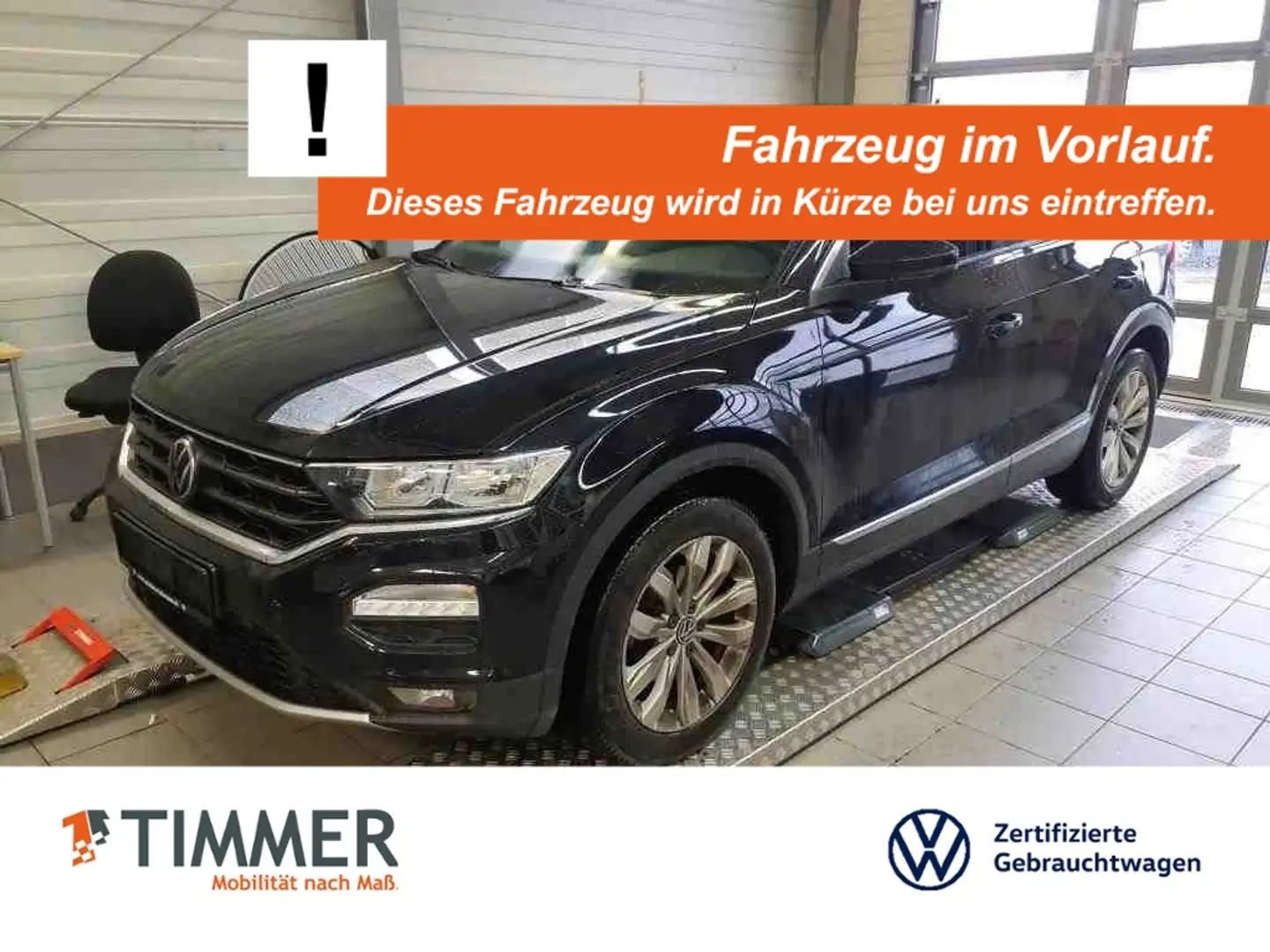 Volkswagen T-Roc 1.5 TSI DSG SPORT +AHK +RKAM +NAVI +SHZ +DAB+ +17 Schwarz - 1