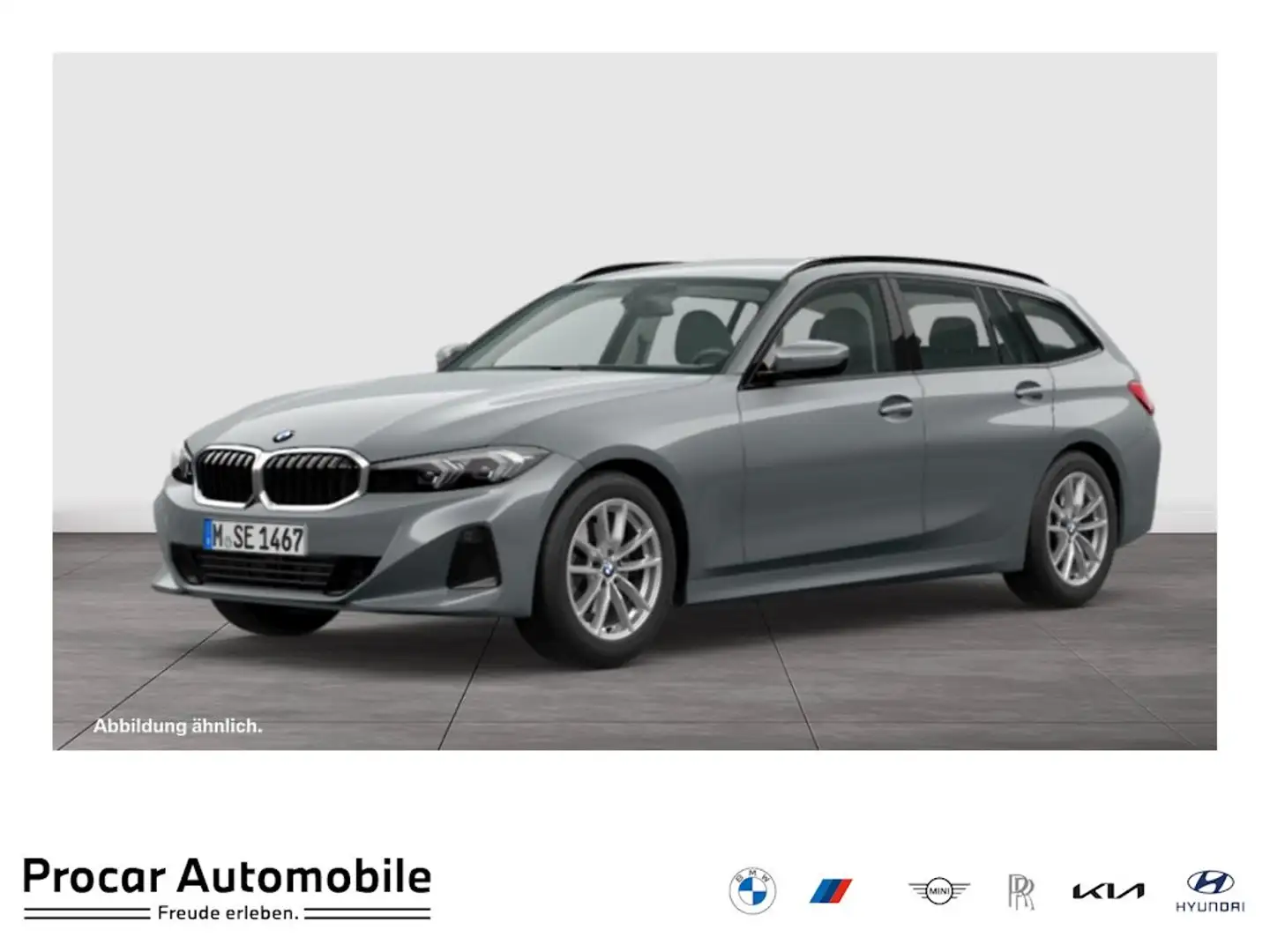 BMW 318 d Touring DAB Komfortzg. Tempomat Klimaaut. Grau - 1