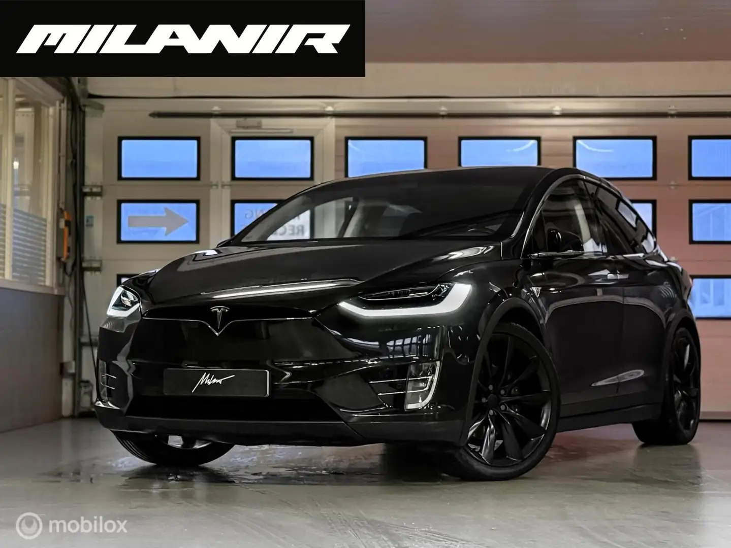Tesla Model X 90D Base |autopilot |pano |stuurverw. |koeling Schwarz - 1