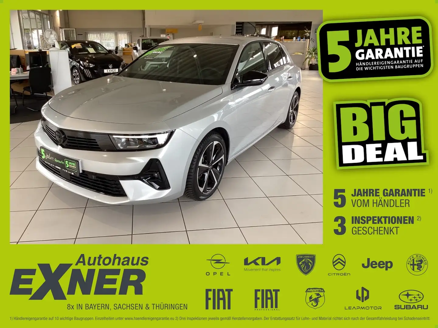 Opel Astra L 1.2 Turbo GS ACC+LED+Navi+SHZ+Winterp. Silber - 1