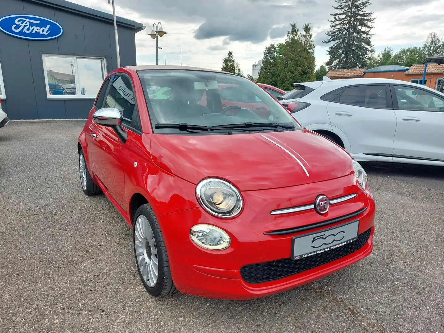 Fiat 500C 500 Cabrio Rot - 2