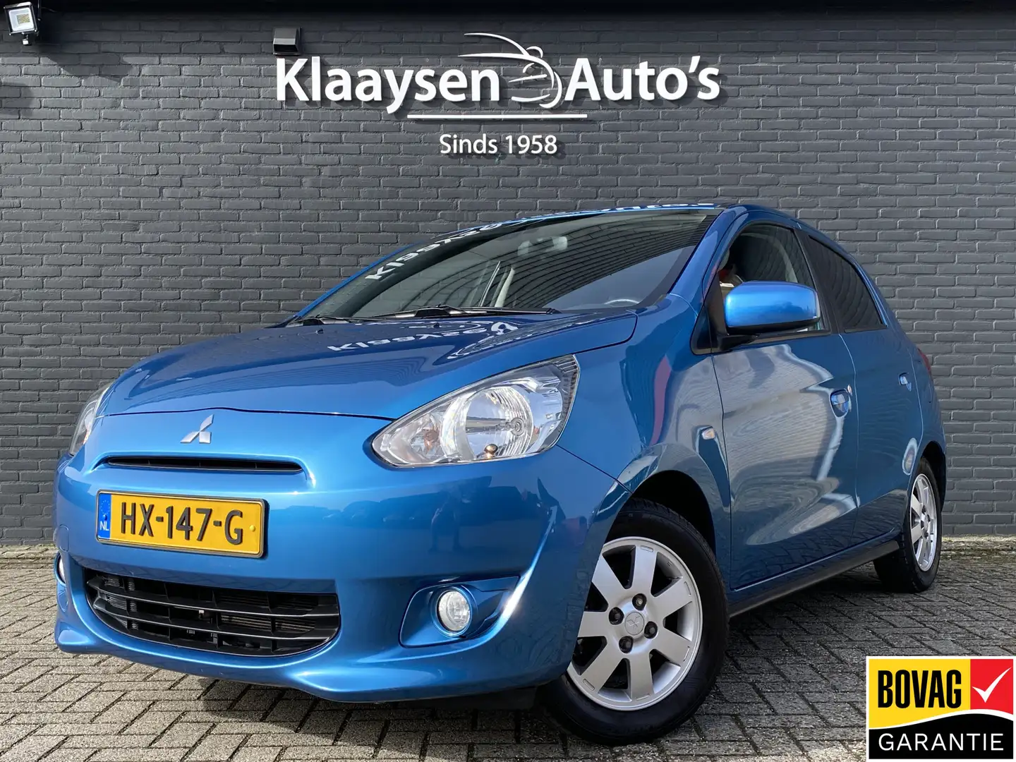 Mitsubishi Space Star 1.0 Bright AUT. | dealer onderhouden | climate con Blau - 1