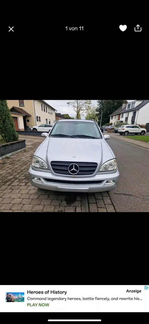 Mercedes-Benz ML 270 CDI TÜV NEU  AHK 8 Fach Bereift Grau - 1