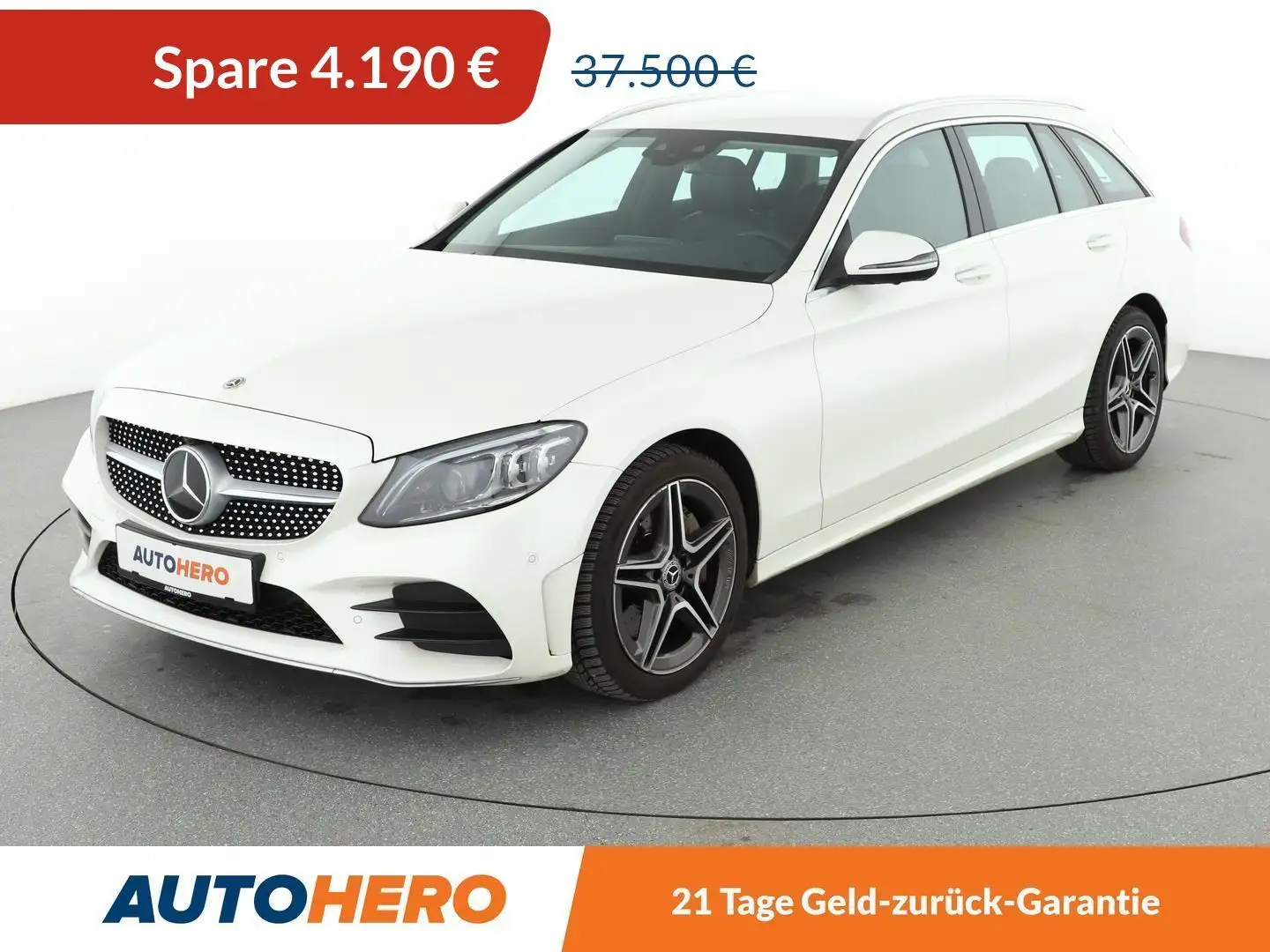 Mercedes-Benz C 300 C 300 d T 4Matic AMG Line Aut. *LED*NAVI*ACC* Weiß - 1