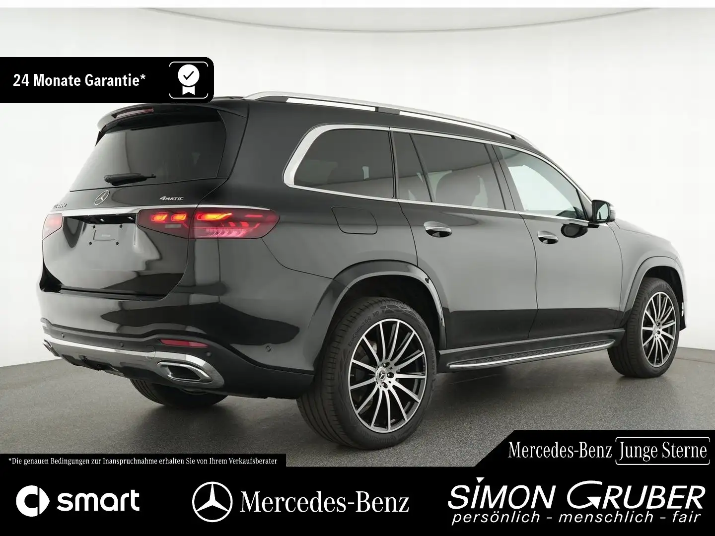 Mercedes-Benz GLS 450 d 4M AMG Line Pano Burm3D Standhzg. AHK Schwarz - 2