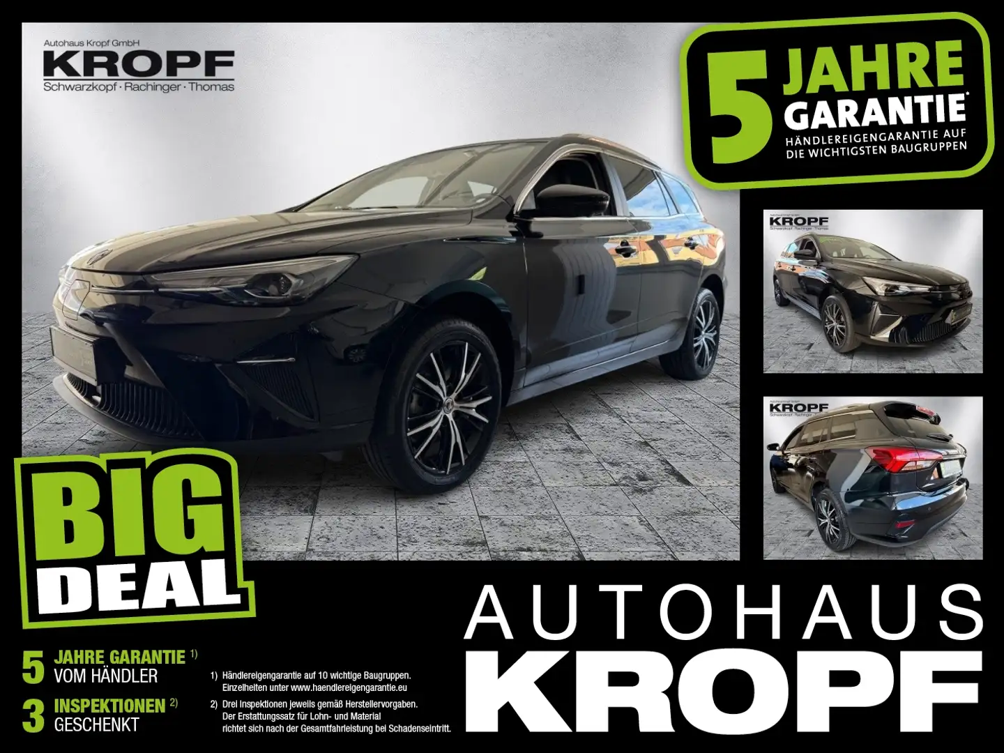 MG MG5 Luxury Fin. ab 2,99% ACC+LED+Navi+SHZ+LM+PDC Schwarz - 1