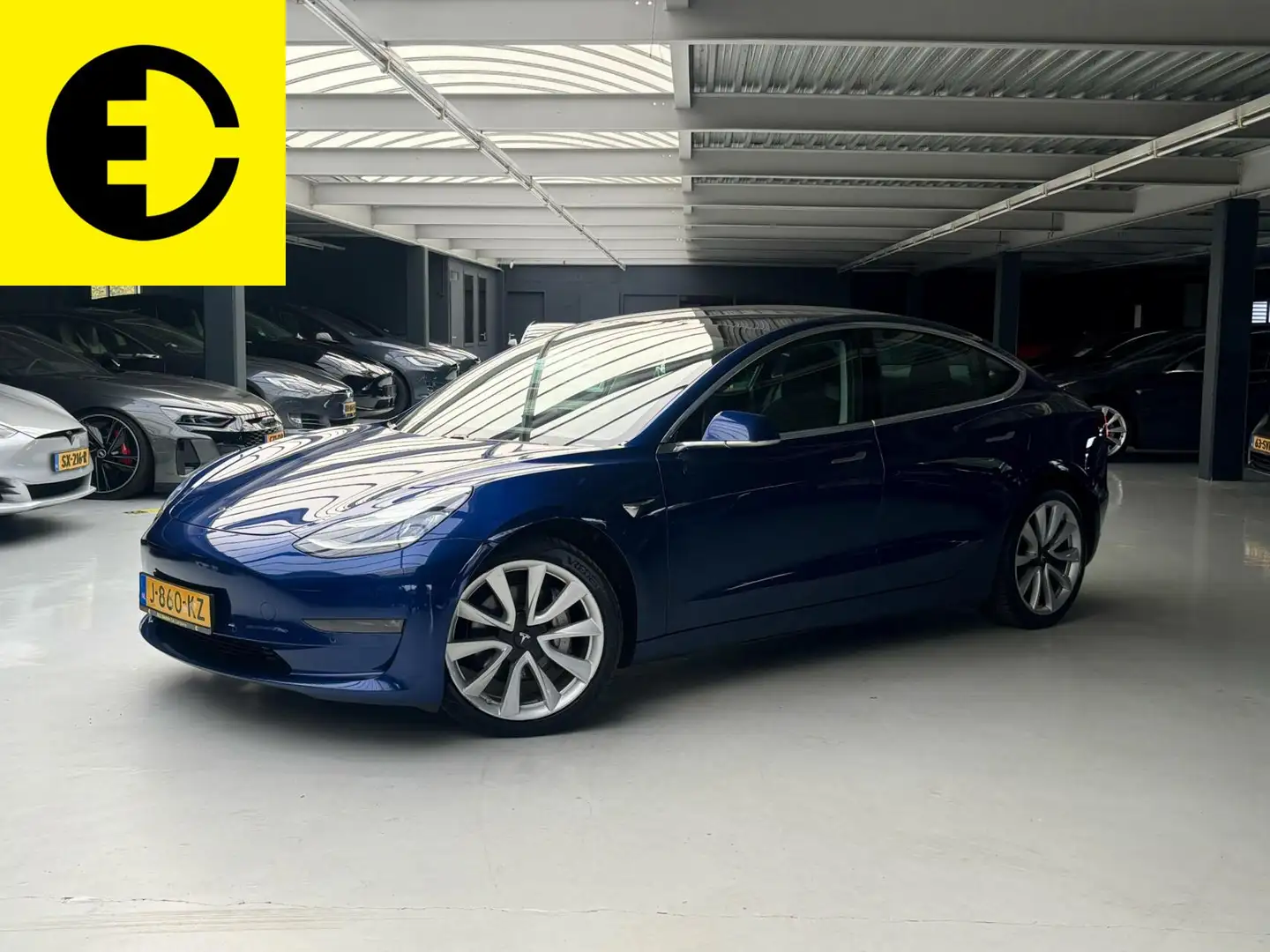 Tesla Model 3 Long Range AWD 75 kWh | Trekhaak | Premium audio | Bleu - 1