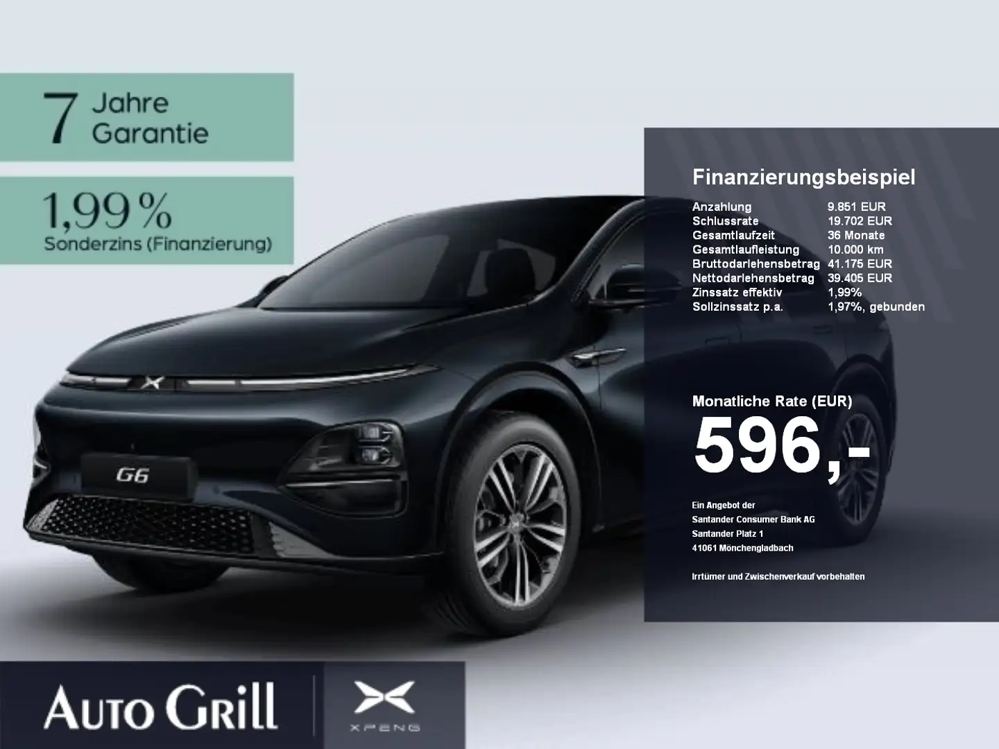 Xpeng G6 Performance AWD CarPlay Pano ACC 360Kam Azul - 1
