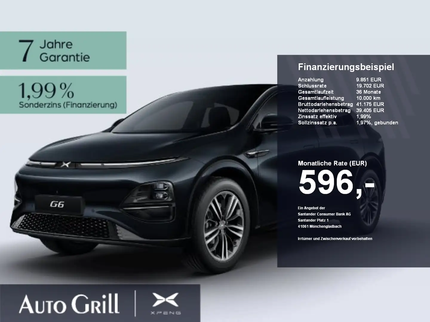 Xpeng G6 Performance AWD CarPlay Pano ACC 360Kam Blauw - 1