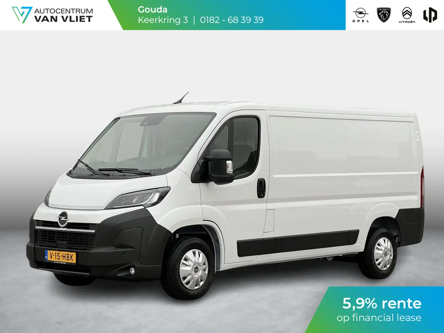 Opel Movano L2H1 2.2D 120 Pk. | trekhaak | camera | betimmerin Wit - 1