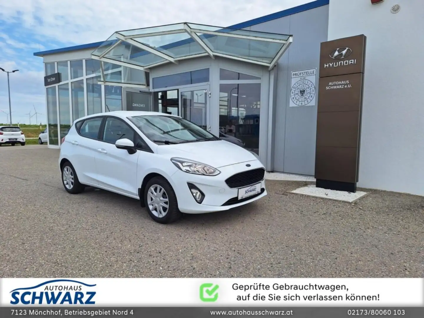 Ford Fiesta Trend 1,1 Start/Stop Weiß - 1