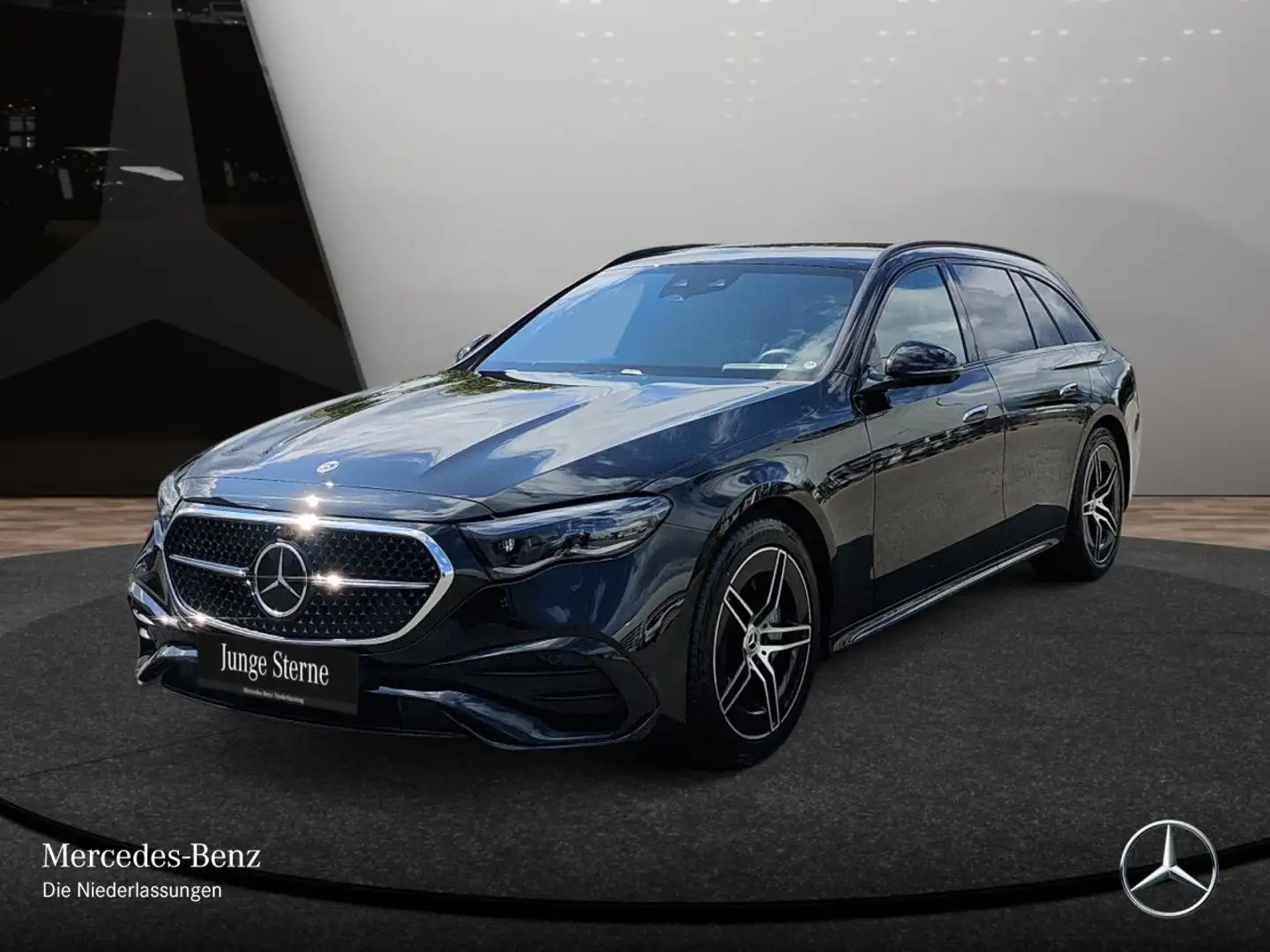 Mercedes-Benz E 300 e T Hybrid AMG Fahrass 360° Burmester Distr. Schwarz - 2