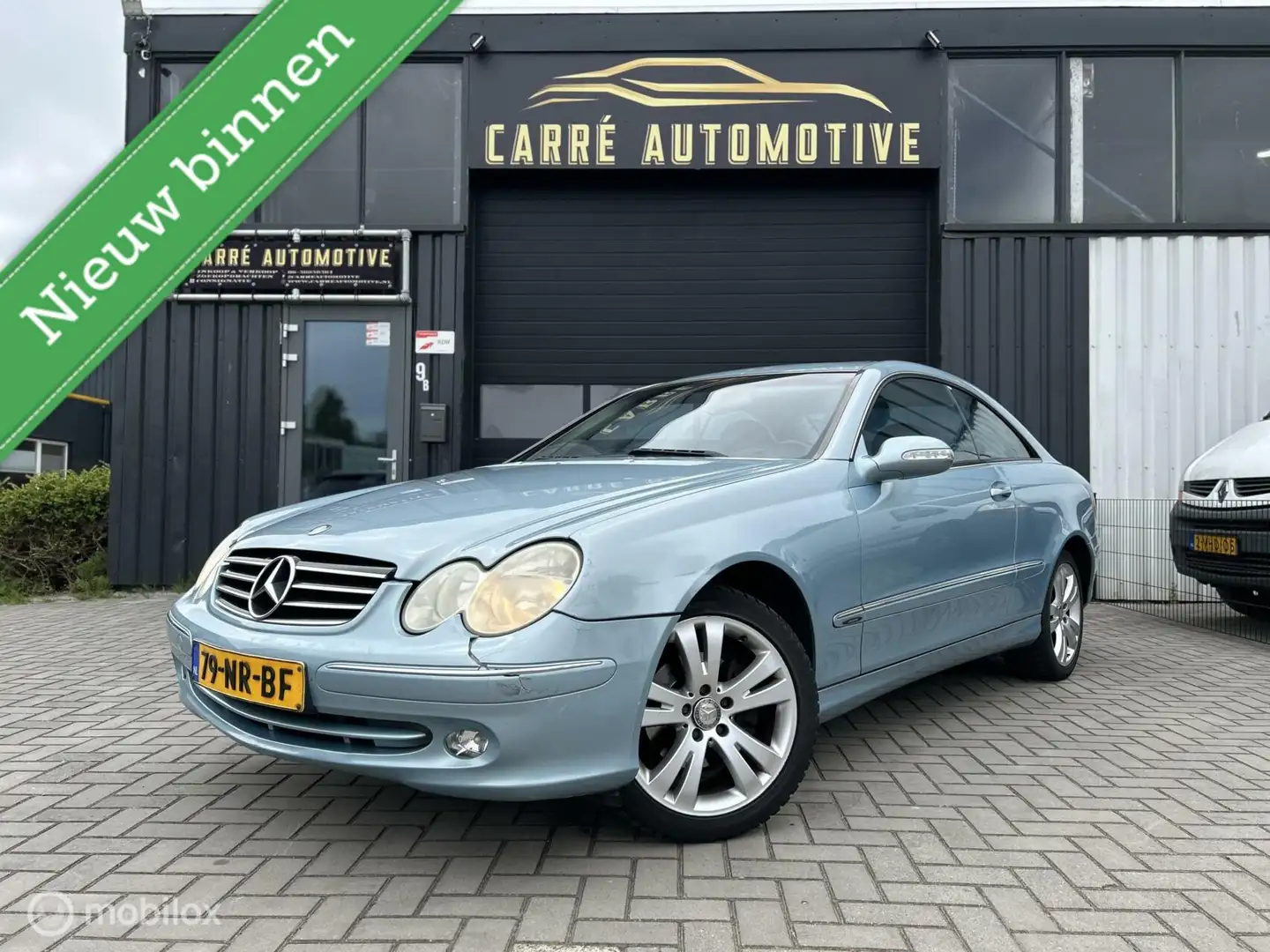 Mercedes-Benz CLK 200 Coupé K. Elegance |AUT|CRUISE|CAMERA Modrá - 1