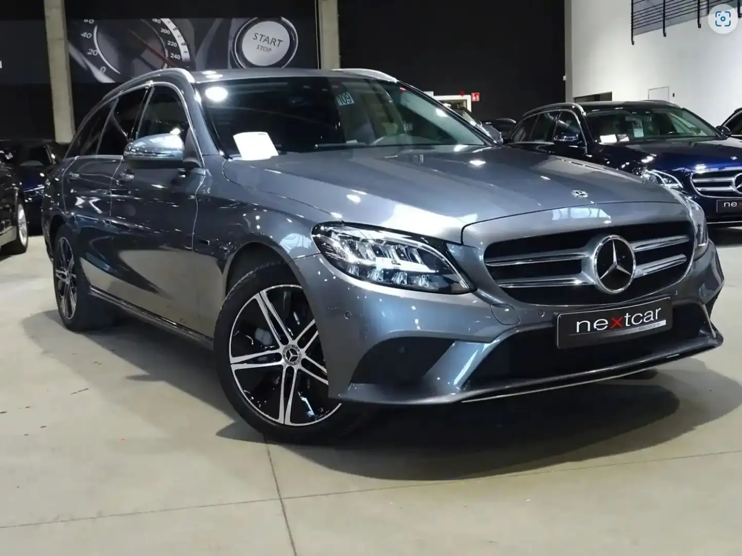 Mercedes-Benz C 300 de PHEV *LANE ASSIST-ANGLE MORT-VIRTUAL-FULL LED* Grijs - 2
