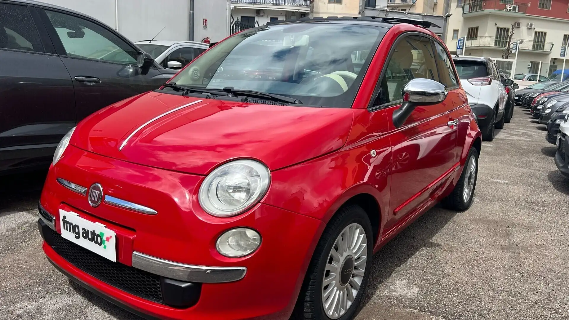 Fiat 500 1.2 Lounge Tetto Apribile Rouge - 1