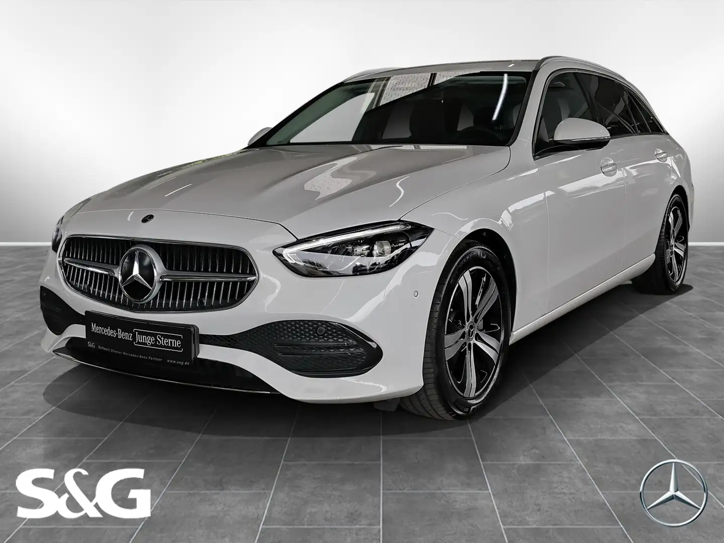 Mercedes-Benz C 180 T Avantgarde AHK+TOTWINKEL+DISTRONIC Weiß - 1