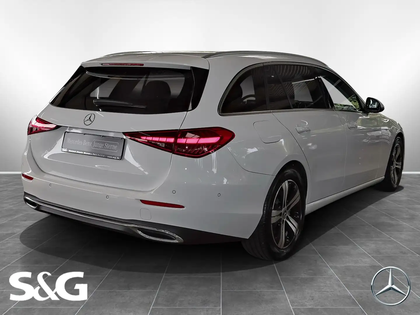 Mercedes-Benz C 180 T Avantgarde AHK+TOTWINKEL+DISTRONIC Weiß - 2