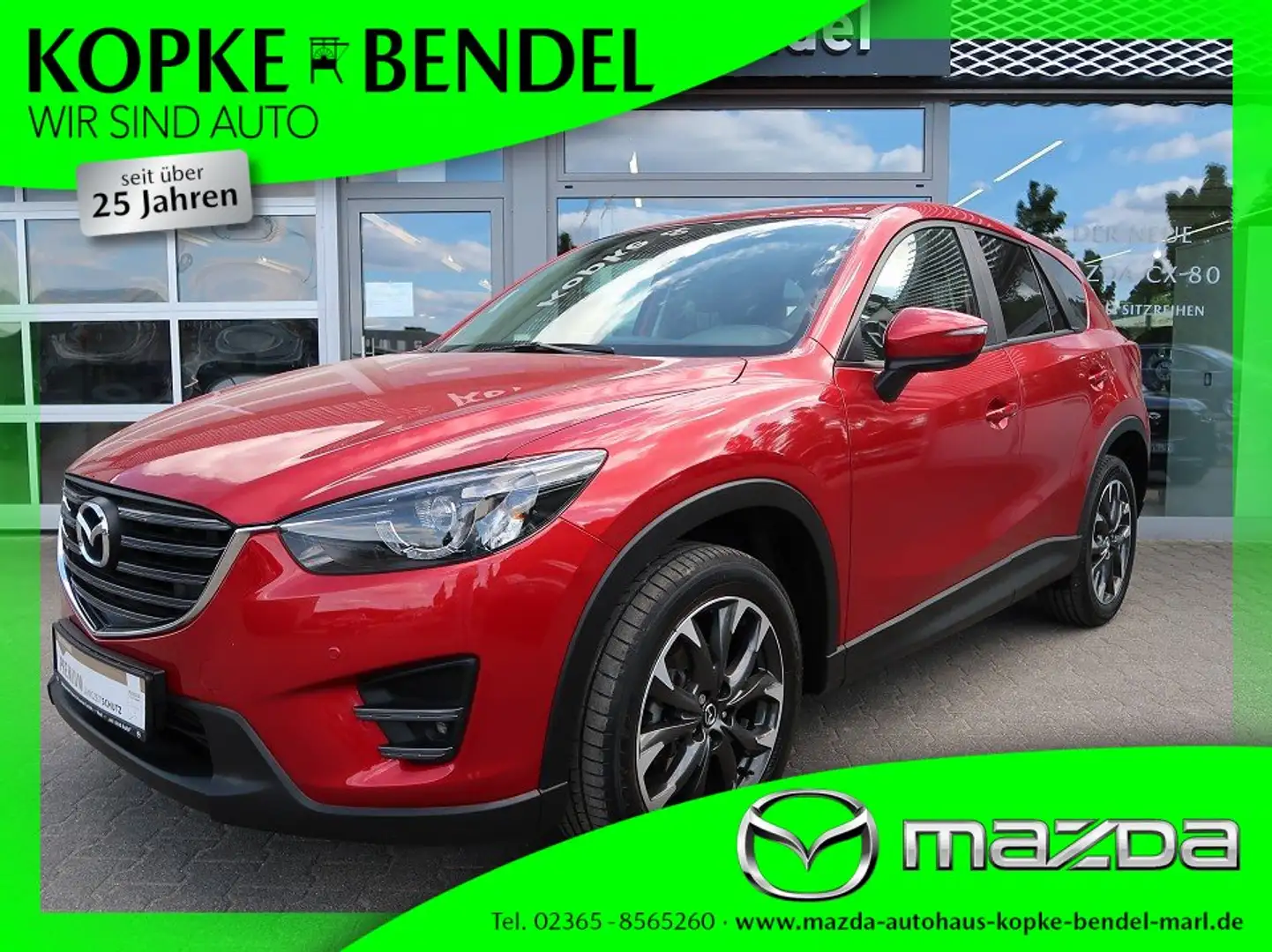 Mazda CX-5 SKYACTIV-D Červená - 1