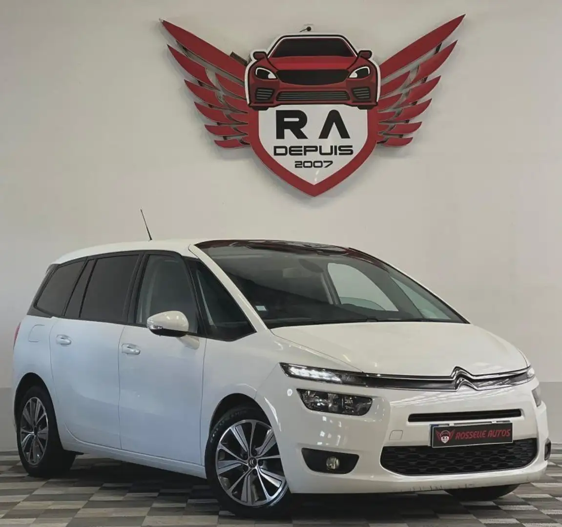 Citroen Grand C4 Picasso 2.0HDI 150ch Exclusive 7 place Blanco - 1