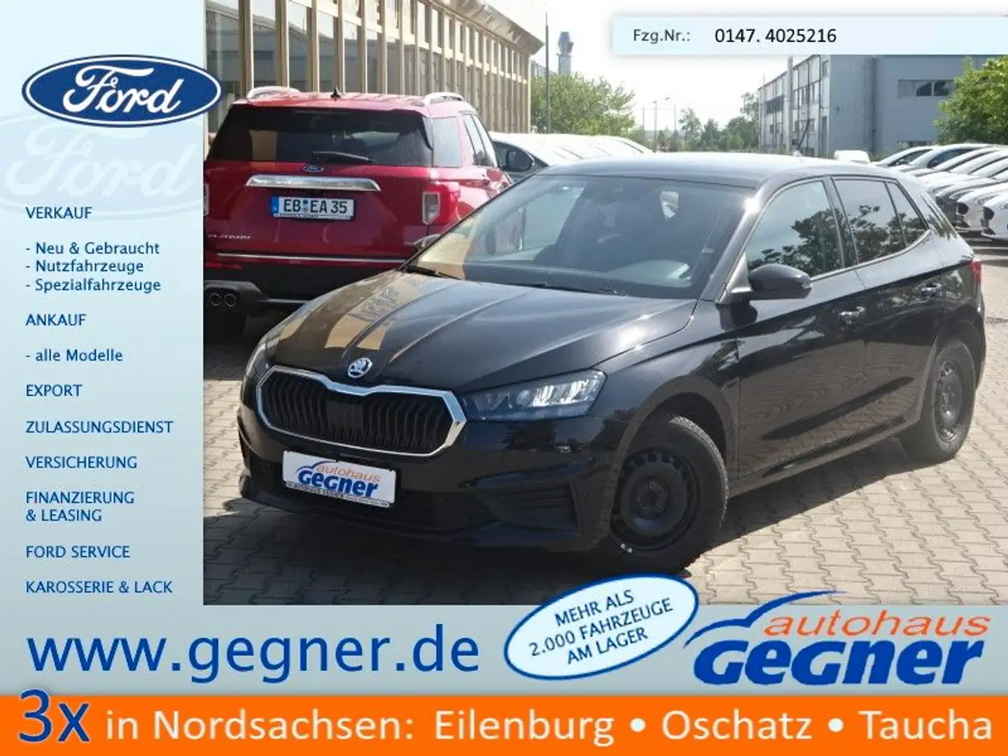 Skoda Fabia 95PS Ambition SmartLink Klimaaut. Schwarz - 1