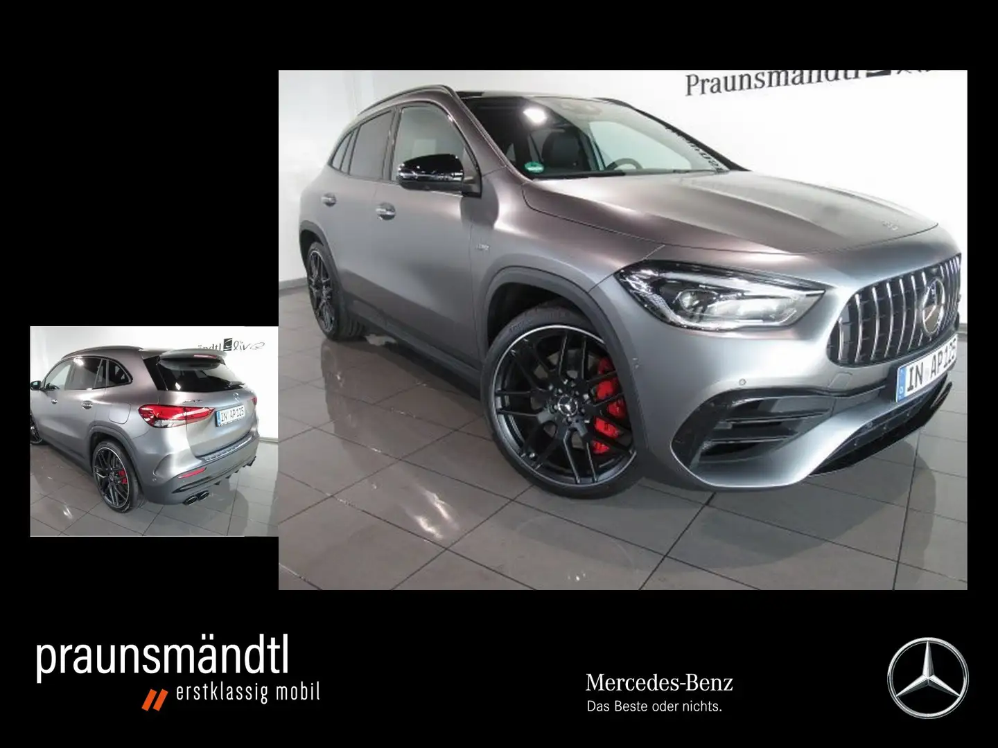 Mercedes-Benz GLA 45 AMG GLA 45 S 4M+ AMG Night Pano/MuBe/MBUX/eleHe/Soun Gris - 1