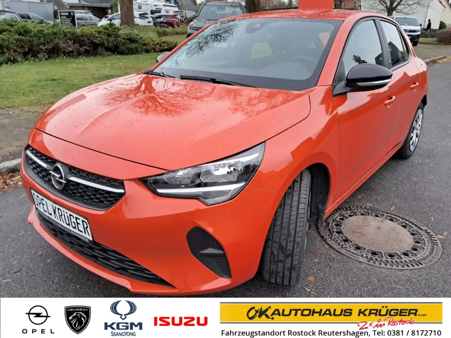 Opel Corsa-e Edition ink. Sitzheizung + OnBoard-Charger 11 KW Orange - 1