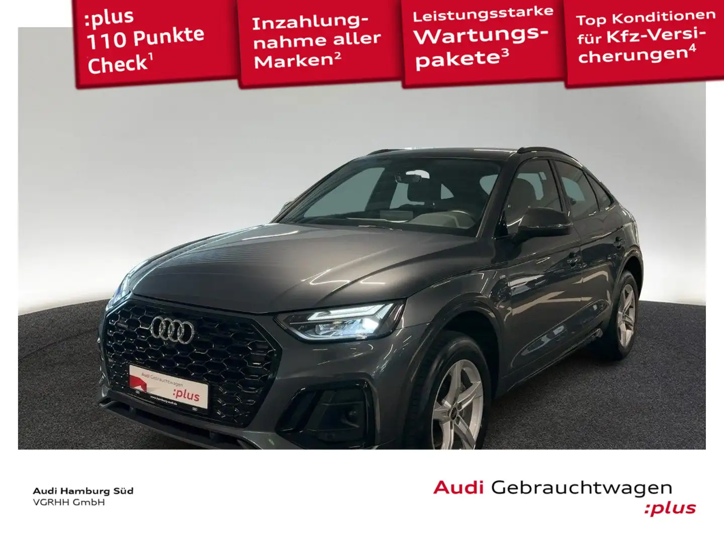 Audi Q5 40 TFSI qu. S tronic 2xS LINE/NAVI Gris - 1