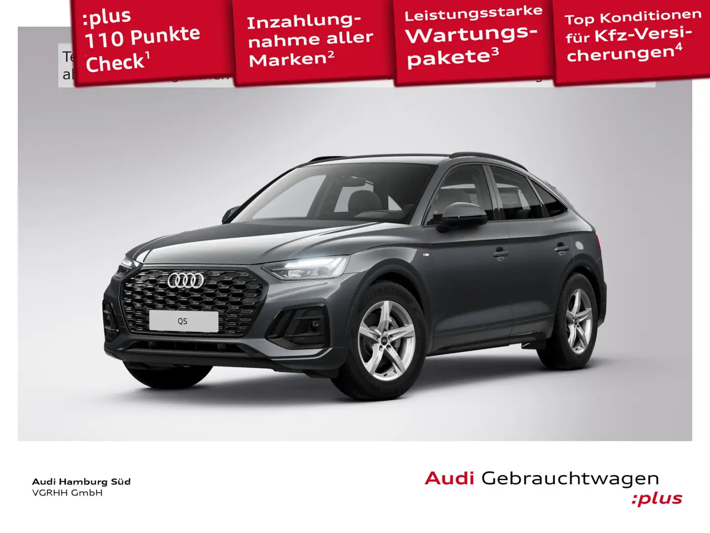 Audi Q5 40 TFSI qu. S tronic 2xS LINE/NAVI Grau - 1