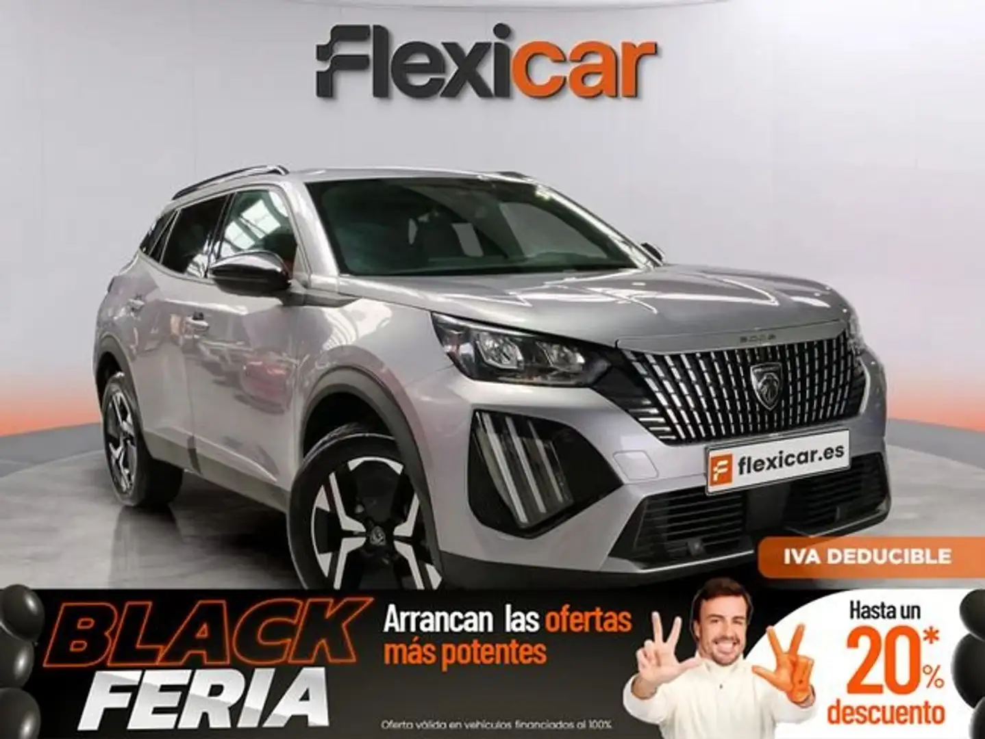 Peugeot 2008 1.2 PureTech S&S Allure EAT8 130 Gris - 1