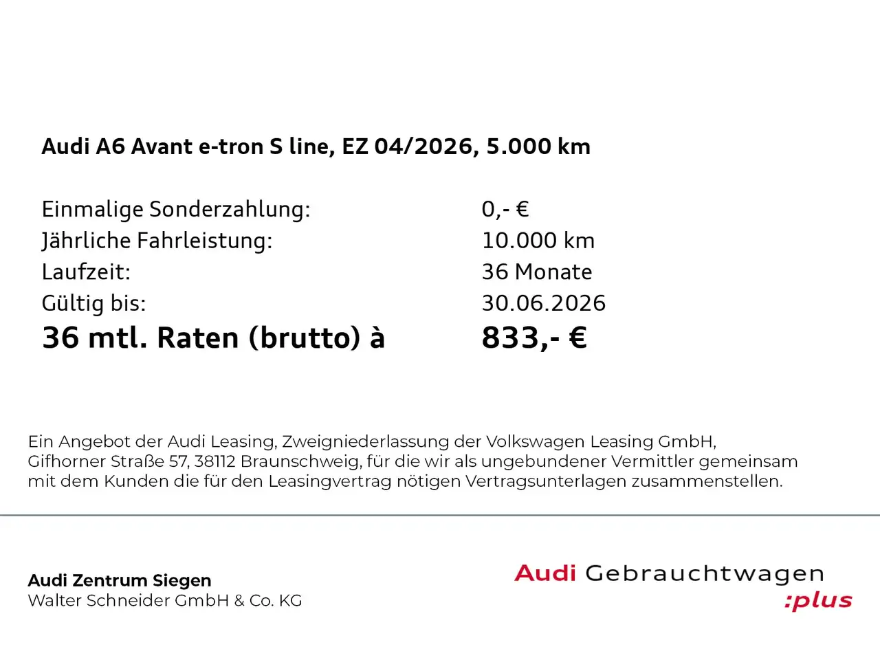 Audi A6 e-tron A6 e-tron Avant quattro S line business AHK*TECH 3