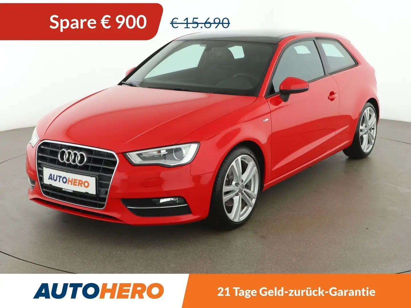 Audi A3 2.0 TDI S line Sportpaket *XENON*TEMPO*PANO*BT* Rot - 1