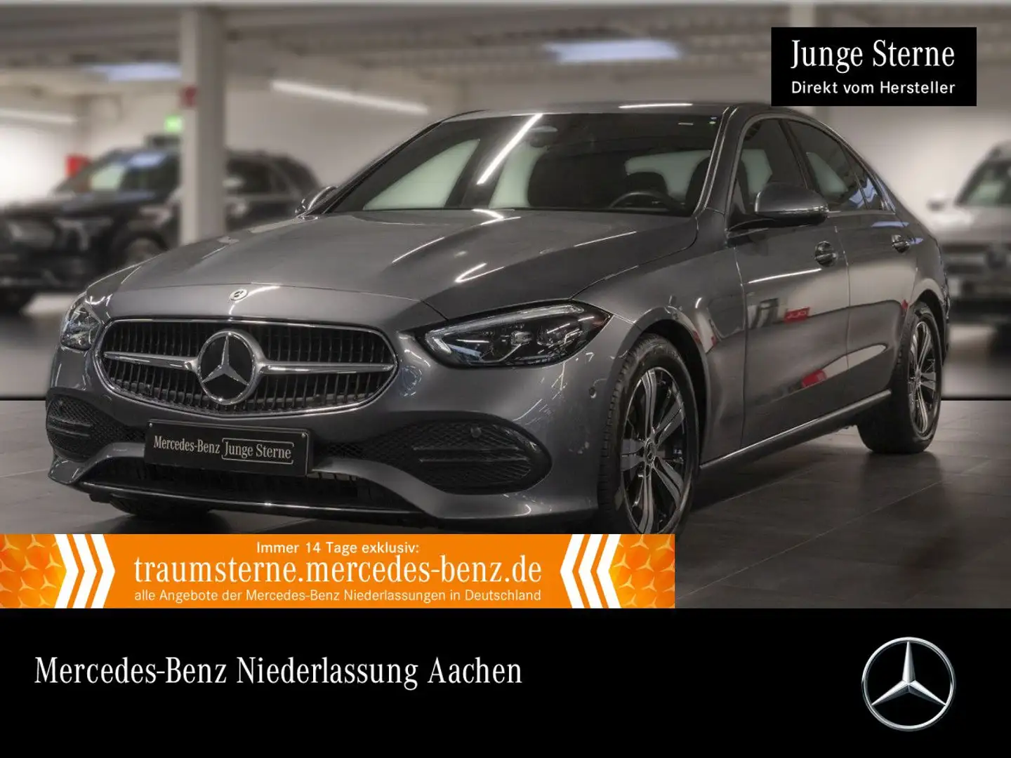 Mercedes-Benz C 220 d AVANTG+LED+KAMERA+TOTW+KEYLESS+9G Grigio - 1