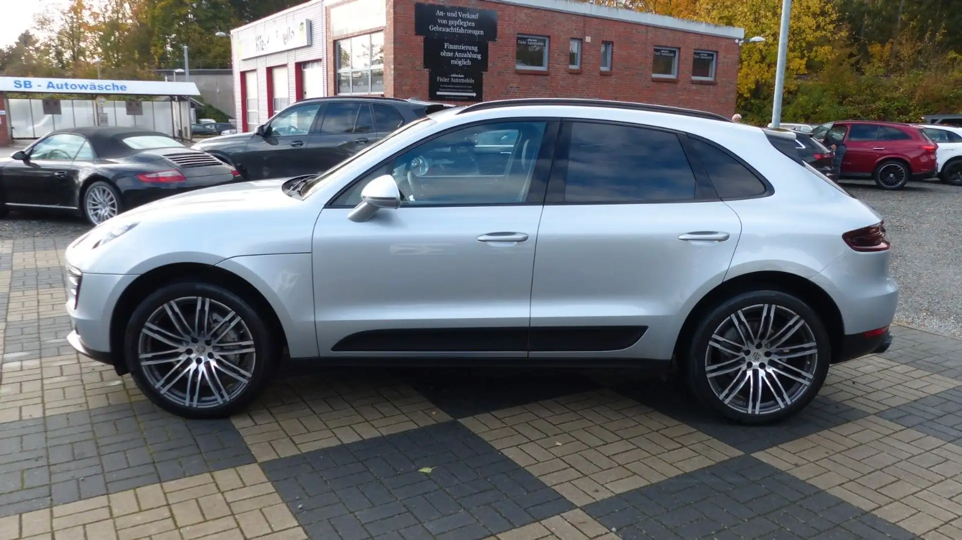 Porsche Macan S Diesel Pano 21Zoll Luftfed el.AHK Silber - 2