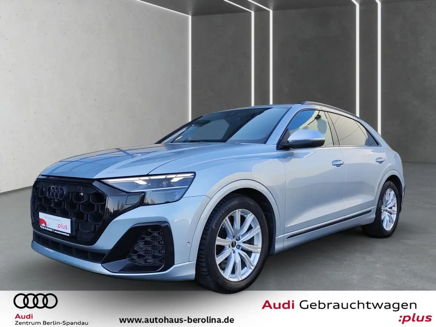 Audi SQ8 *MATRIX*HuD*AHK*360°*Opt.-Schwarz+* Argent - 2
