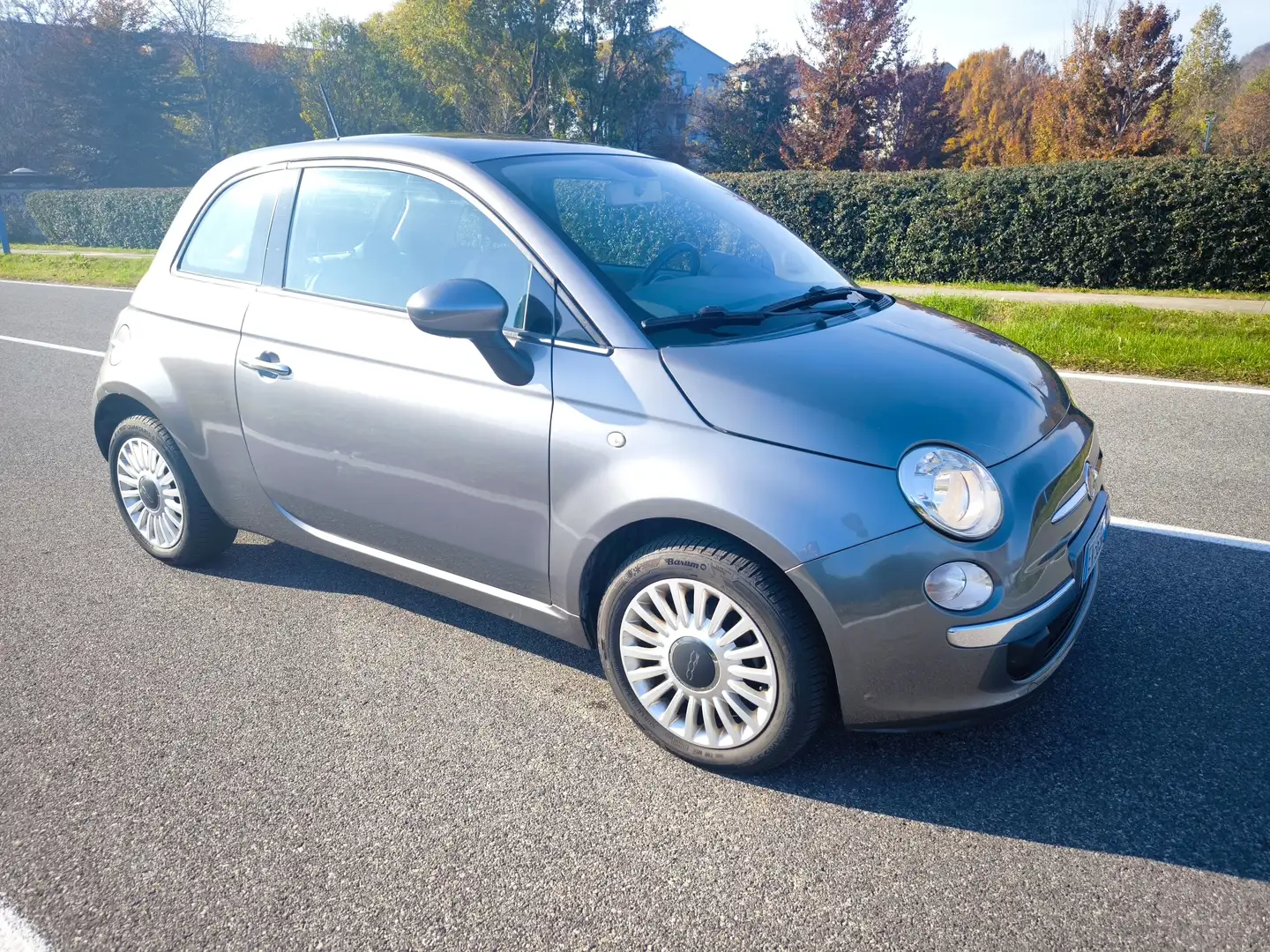 Fiat 500 FIAT 500 1,2 BENZINA-LOUNGE -EURO 6- OK NEOPA Gris - 1